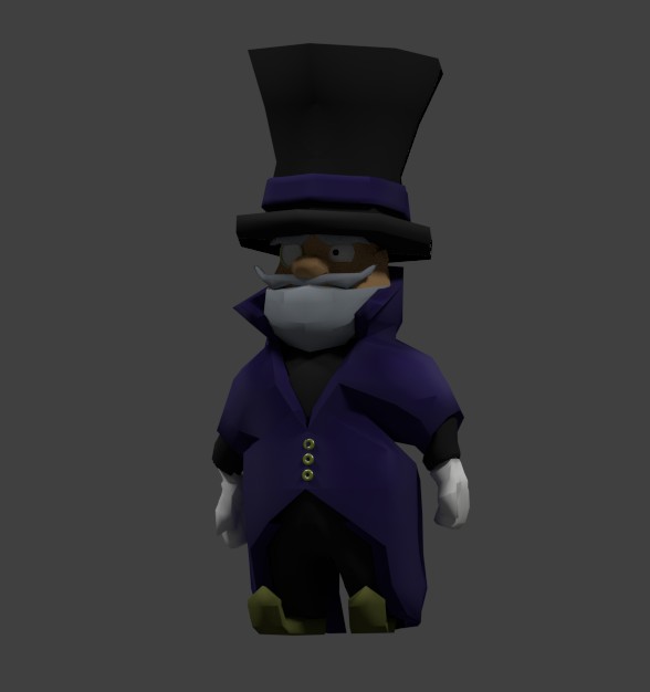 LowPoly Mayor Character preview image 1